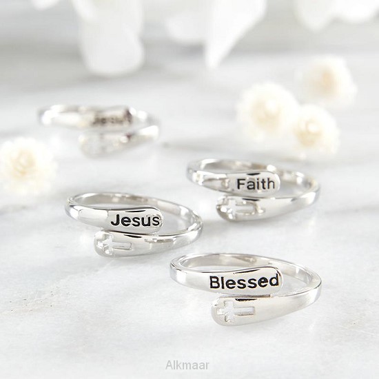 Rings assorted Faith - Blessed - Jesus