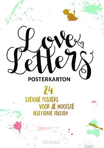 Loveletters posterkarton handletteren