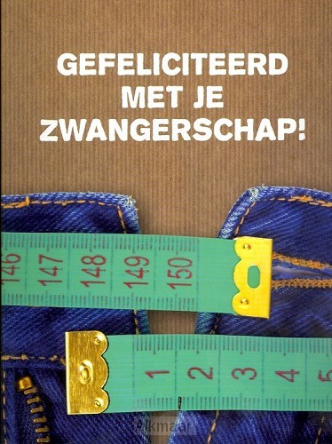 Kaart gefeliciteerd met je zwangerschap