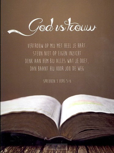 Kaart God is trouw