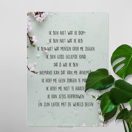 Hour of Power wandbord bloesem