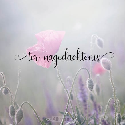 Kaart ter nagedachtenis SV