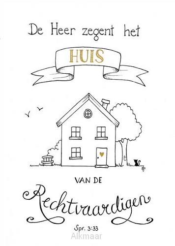 Kaart de Heer zegent het huis