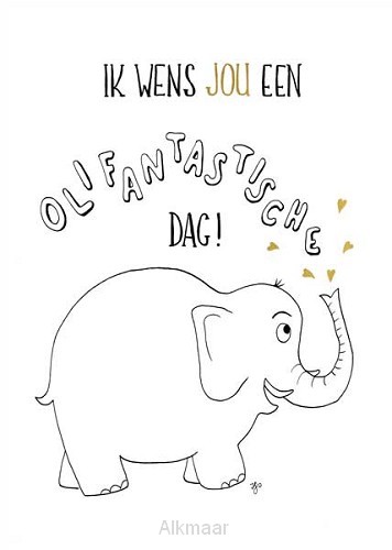 Kaart een olifantische dag