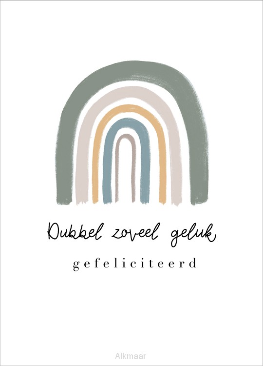 Kaart Dubbel zoveel