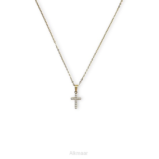 Ketting Zirkonia XS - zilver