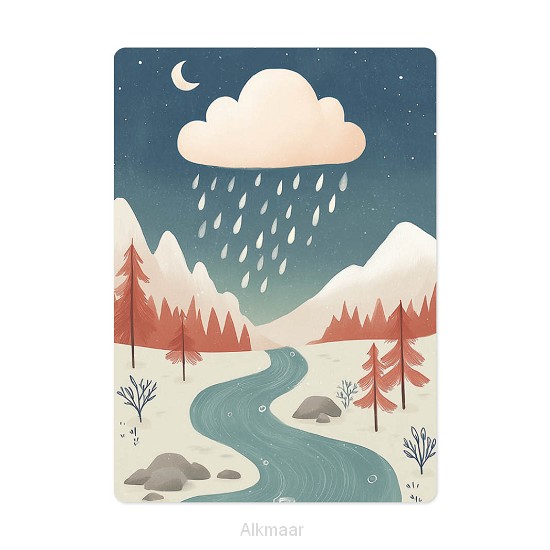 Kaart Winterlandschap