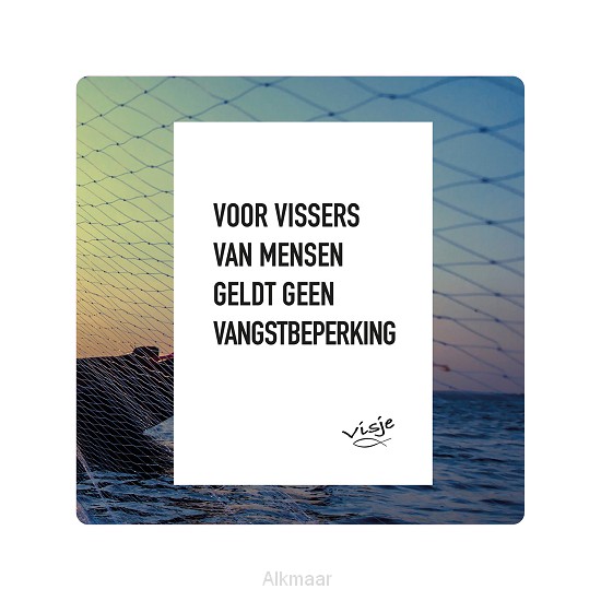 Visje bordje Vissers van mensen