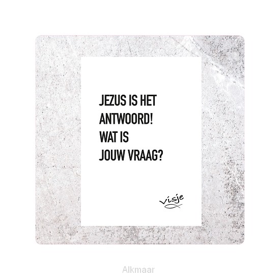 Visje bordje Het antwoord