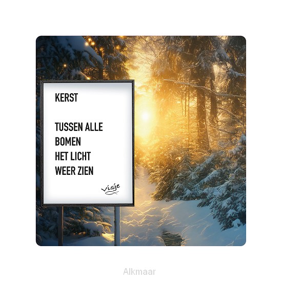 Visje bordje Kerst