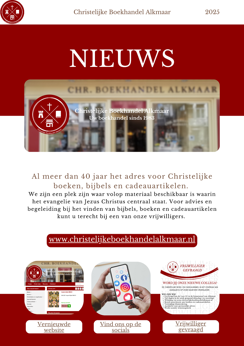 Lente Nieuws Christelijke Boekhandel Alkmaar