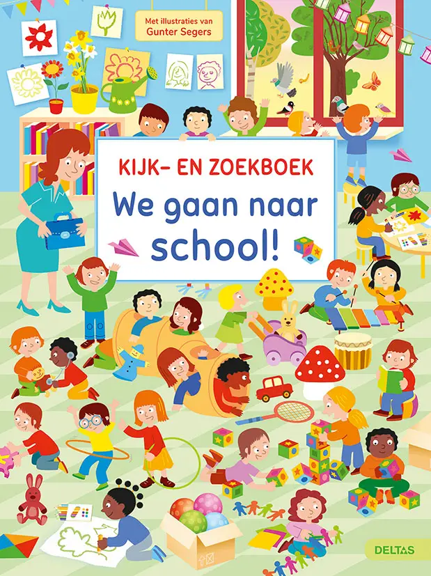 We gaan naar school! Kijk- en zoekboek