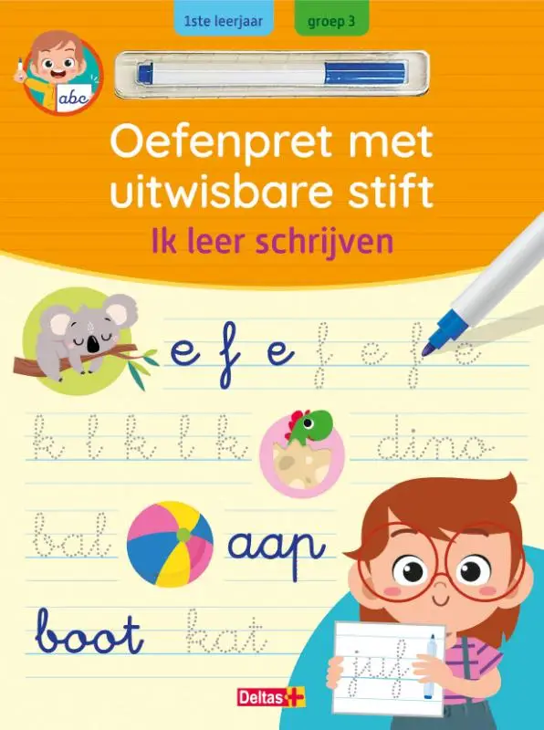 Oefenpret met uitwisbare stift - ik leer