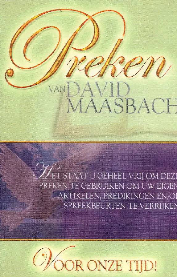Preken 2 van david maasbach