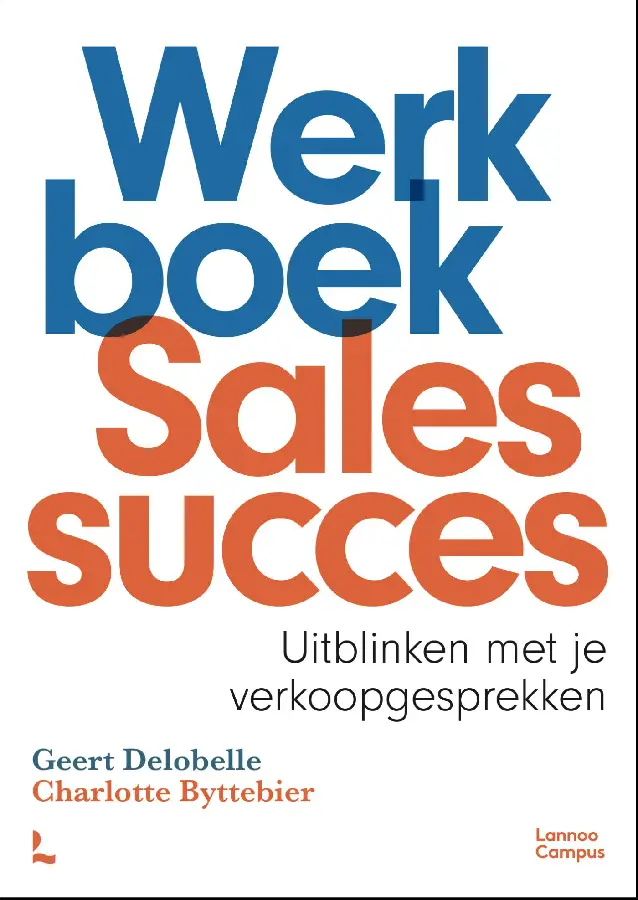Werkboek Salessucces