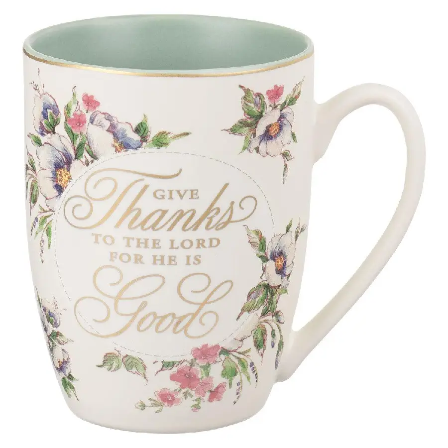 mug Give thanks to the Lord