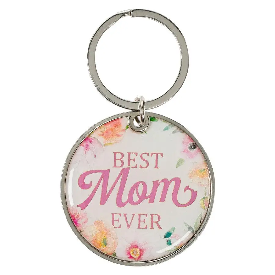 Metal keyring Best mom ever
