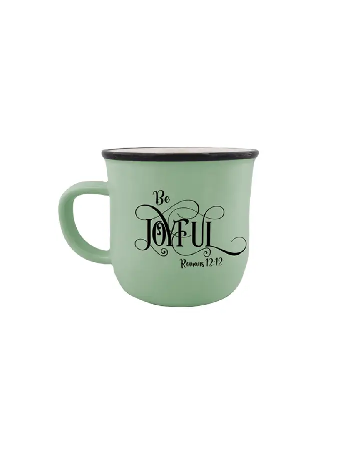 Mug green joyful