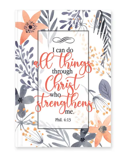 Hardcover Journal I can do all things