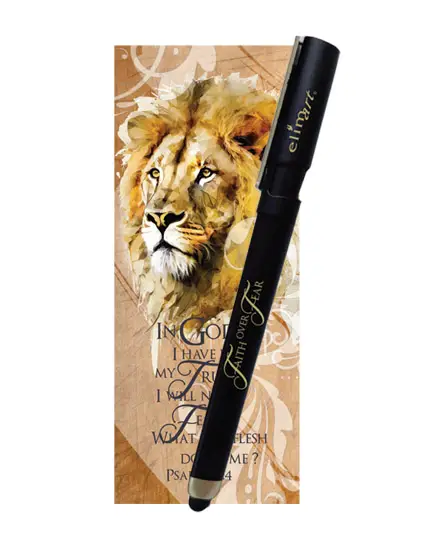 gel pen Faith over fear