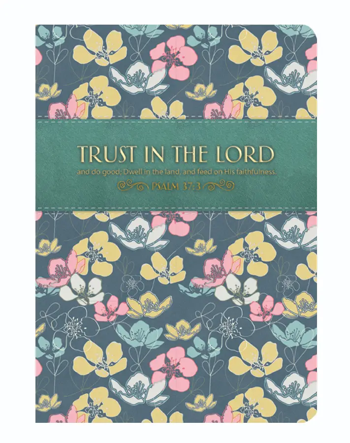 Luxleather journal Strong and courageous