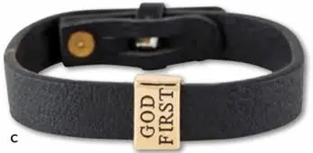 armband leer God first