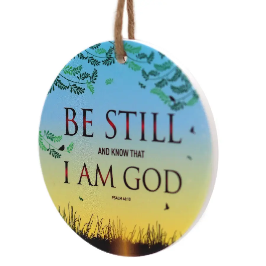 Be still and know (geel)