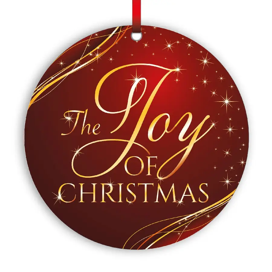 Christmas Joy ceramic hanger