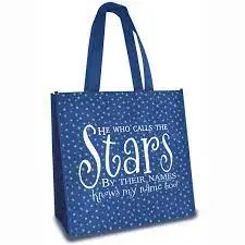 Eco tote bag Dark Blue He who calls