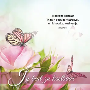 Kaart jij bent zo kostbaar