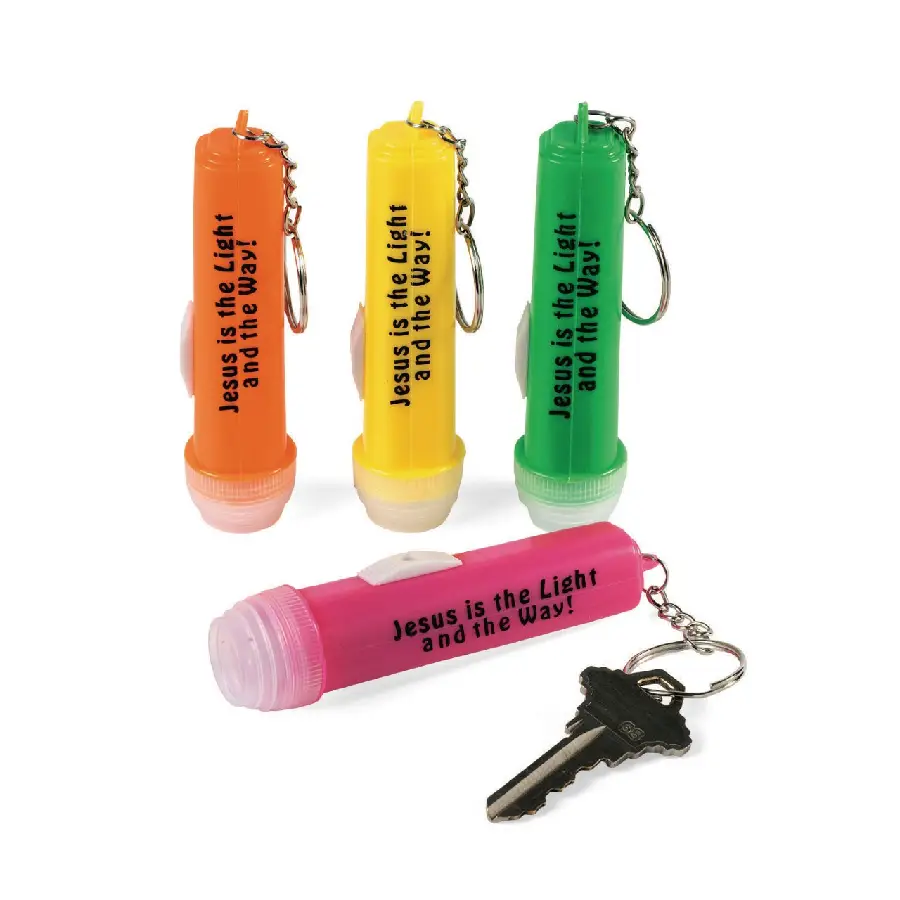 Flashlight Keychain Jesus is the light