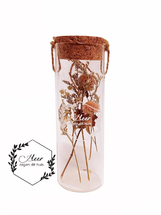 Glazen deco hanger Heer zegen dit huis