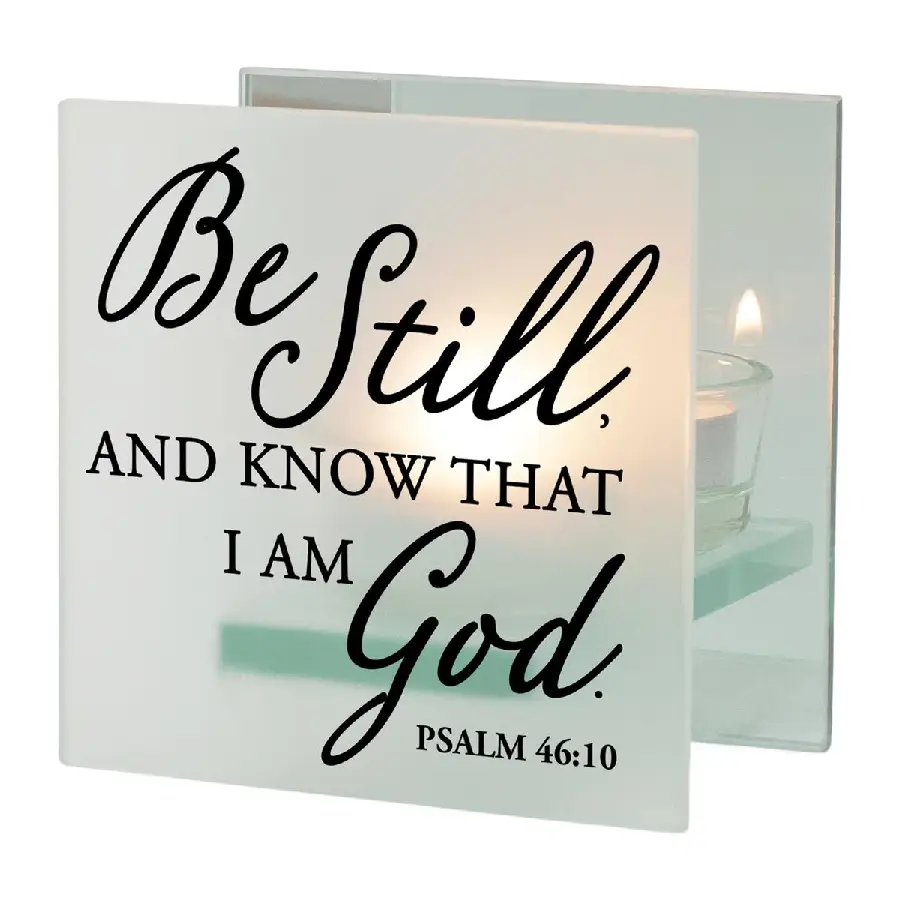 Tealightholder Be still