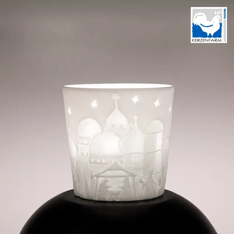 waxinelichthouder porcelein Bethlehem