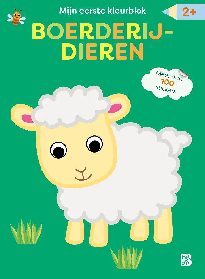 Mijn eerste kleurblok: Boerderijdieren