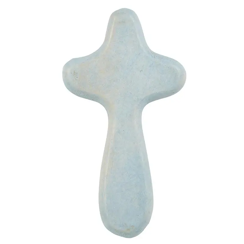 Handheld cross Blue