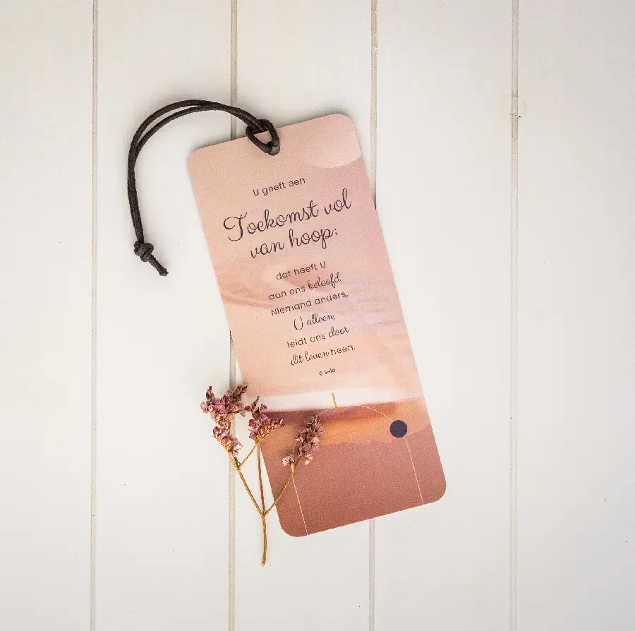 Boekenlegger Toekomst vol van hoop