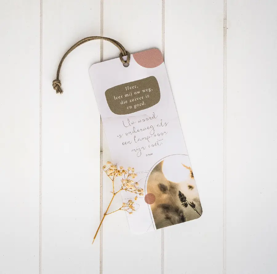 Boekenlegger Heer, leer mij uw weg