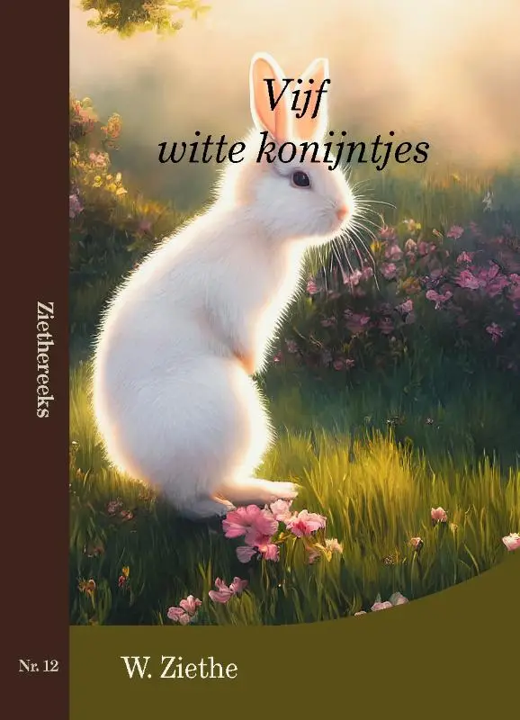 Vijf witte konijntjes