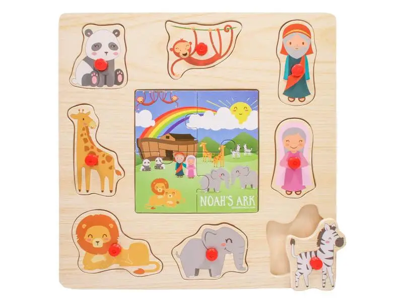 Noah''s Ark Peg puzzle 12 pieces