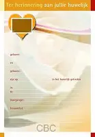 Huwelijkskaart a5  s10