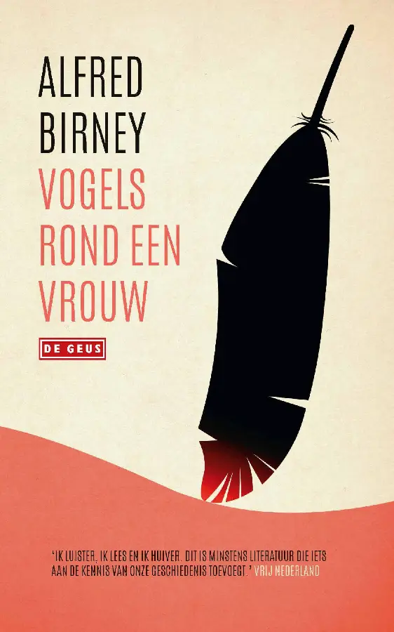 Vogels rond een vrouw