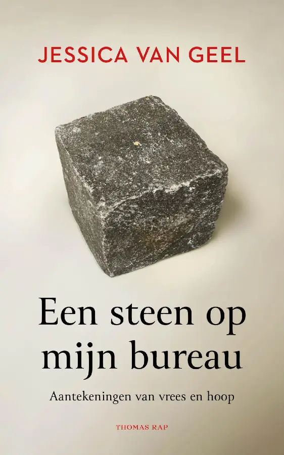 Een steen op mijn bureau