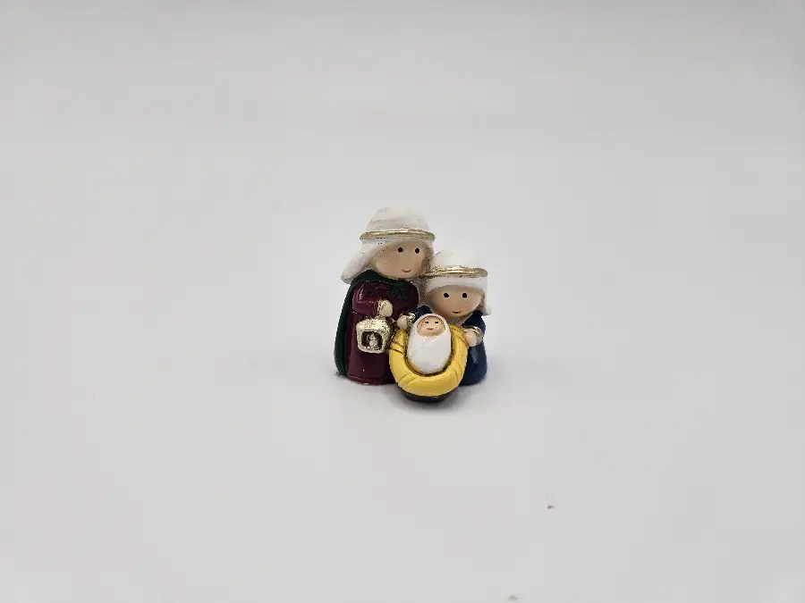 Jozef, Maria en Kind 3,5cm