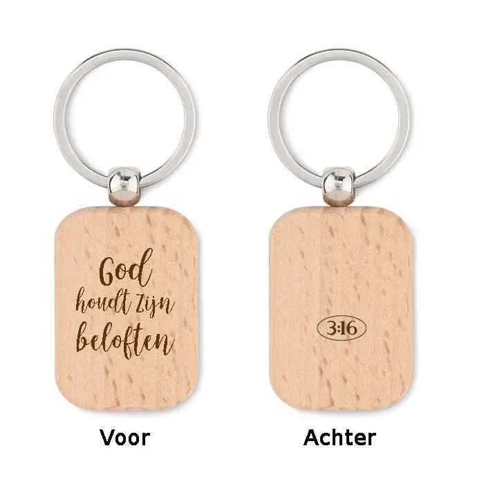 keyring God houdt Zijn beloften
