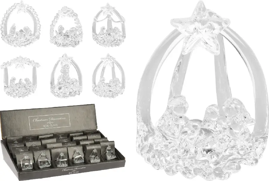 Glas Deco Kerst