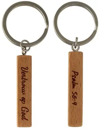 sl hanger hout, vertrouw op God