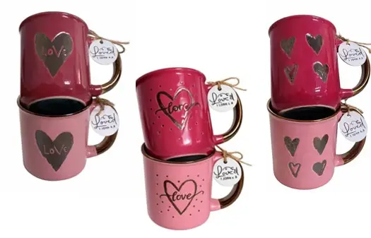 Mug 200 ml Hearts - Loved