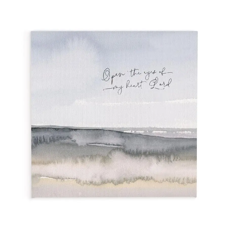 wandbord canvas Open the eyes of my hear