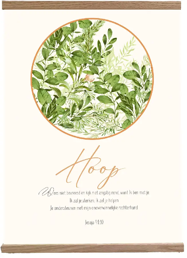 Poster textiel 40x50cm hoop frame